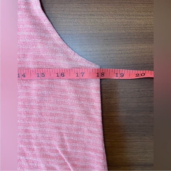 🏔️ The North Face Emerine Tank M – Spiced Coral Lightweight Knit Stripe Top - Picture 5 of 5